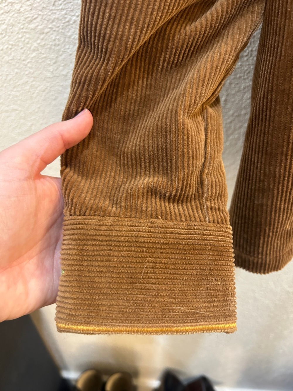 Vintage Bob Macke Embroidered Corduroy Chore Jacket Size Large - Picture 9 of 14